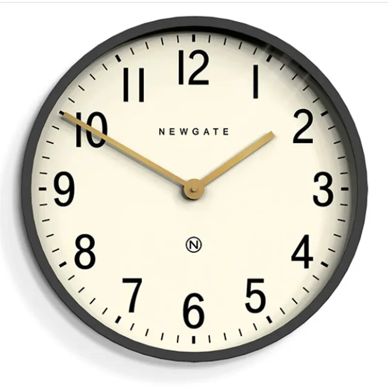 Newgate Mr Edwards Clock in Moonstone Grey